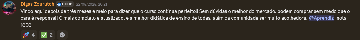 Depoimento Aluno 2
